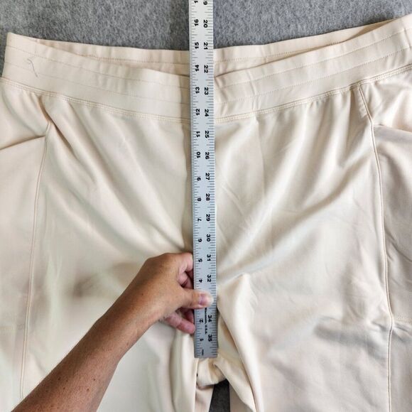 Fabletics Pants Womens 1X Cream Oats Cold Weather Jogger Lounge Cabin Comfy - Picture 10 of 13